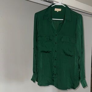 MELLODAY Vibrant Emerald Shirt